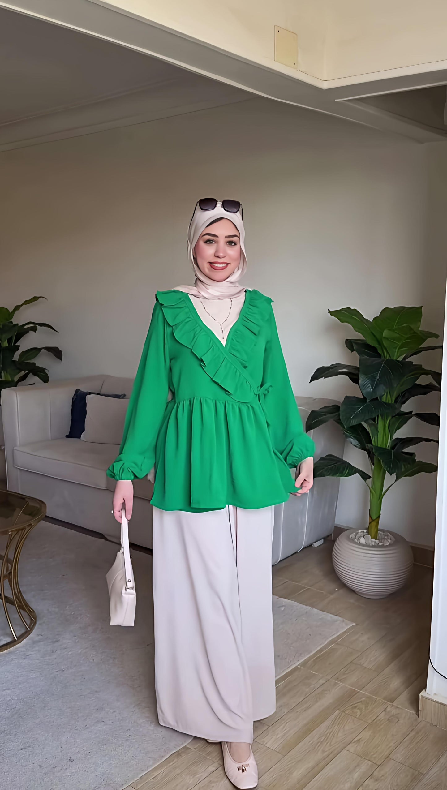 Soft Wrap Blouse