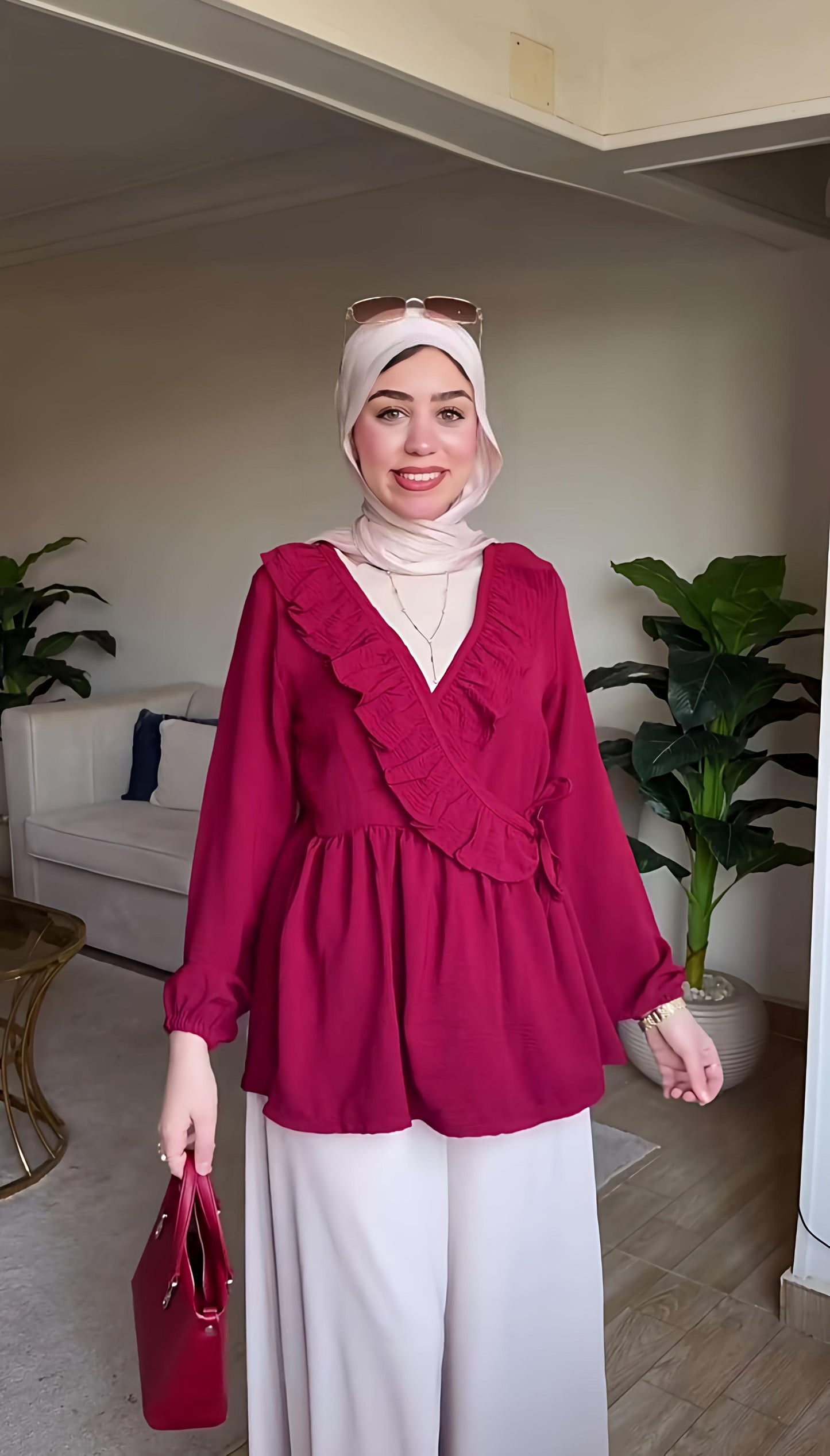 Soft Wrap Blouse