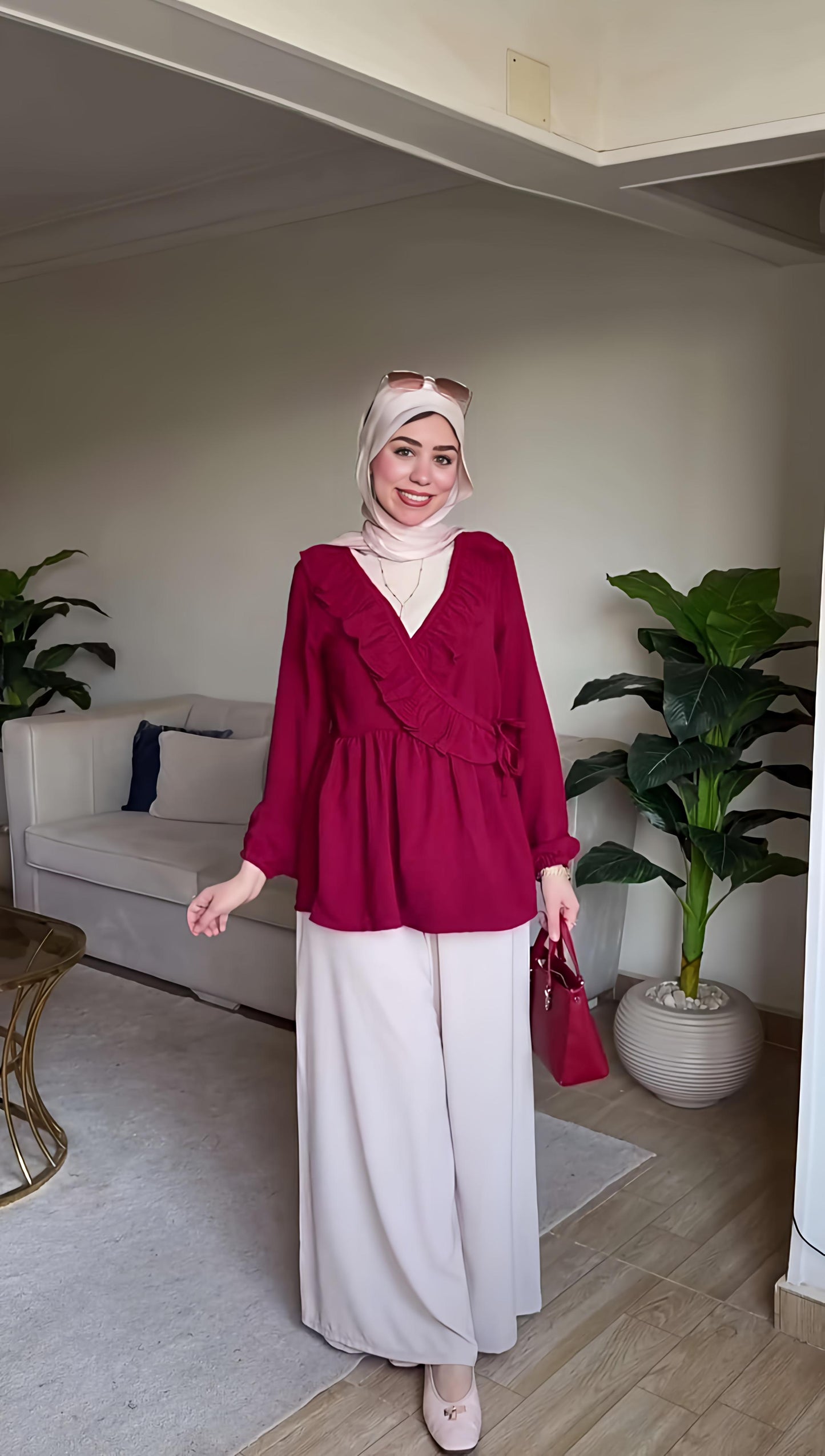 Soft Wrap Blouse