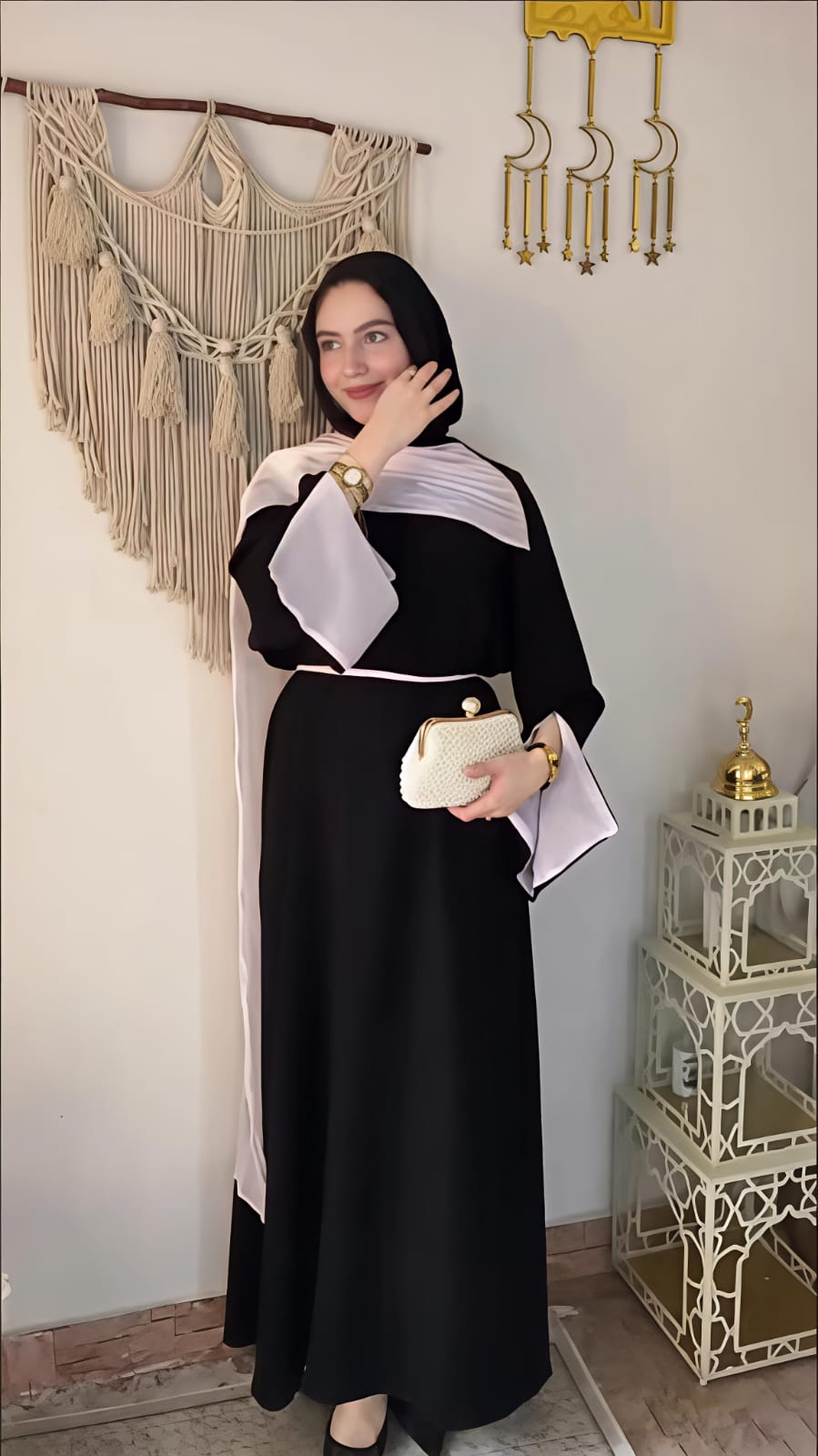 عباية مقفولة ب اسكارف