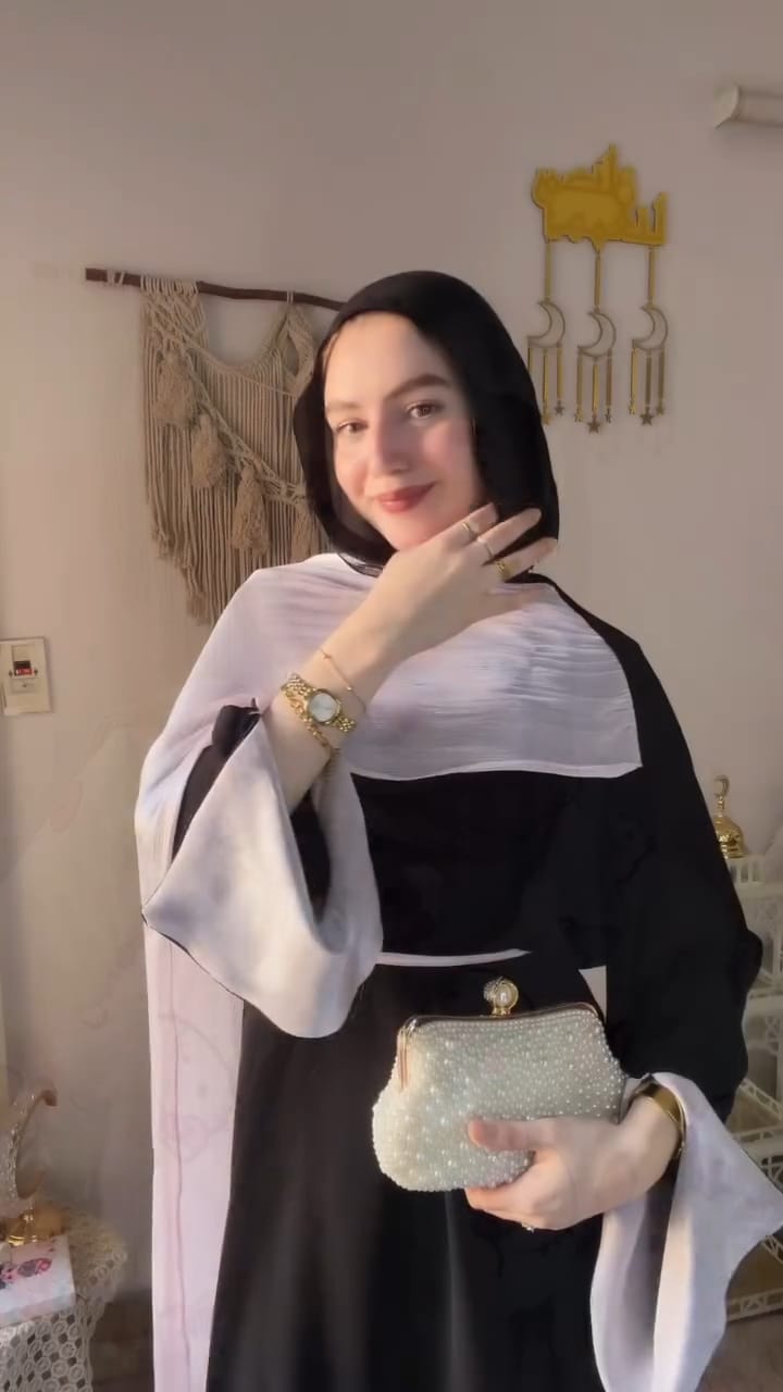 عباية مقفولة ب اسكارف