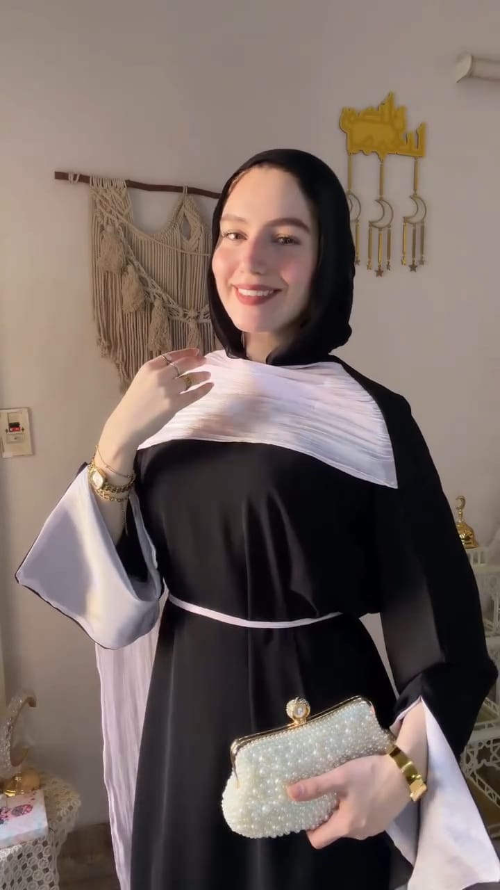 عباية مقفولة ب اسكارف