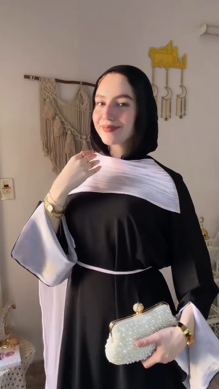 عباية مقفولة ب اسكارف