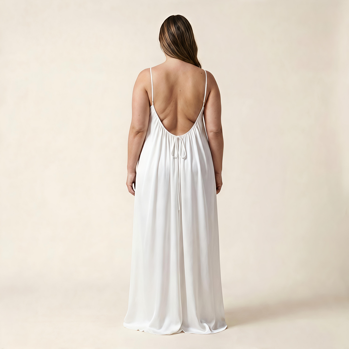 Low Backless Flow Dress